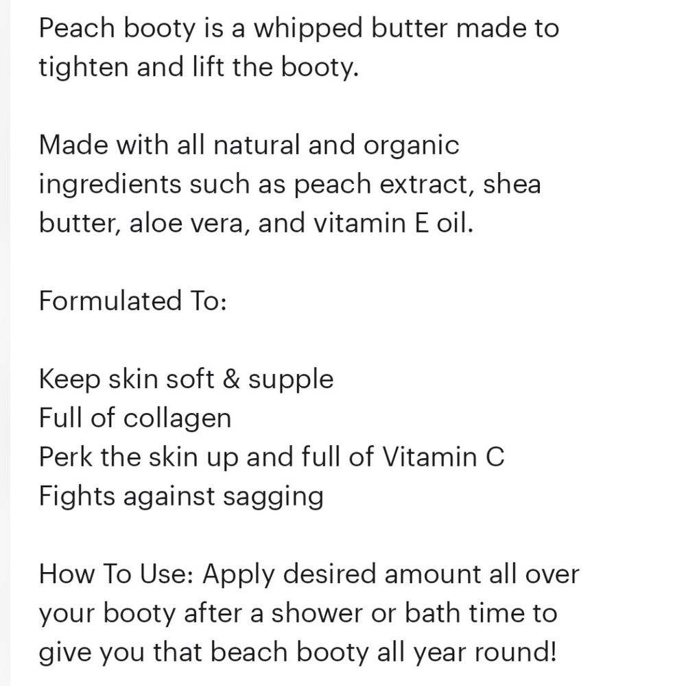 Aminnah Peach Booty Whipped Butter - Picture 7 of 9